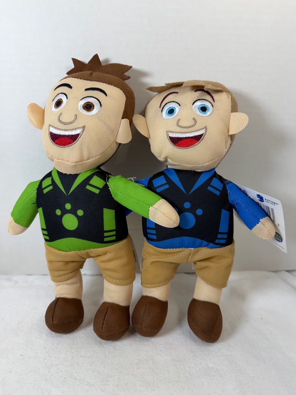 PBS Wild Kratts Chris & Martin 9'' Plush Dolls New *READ*